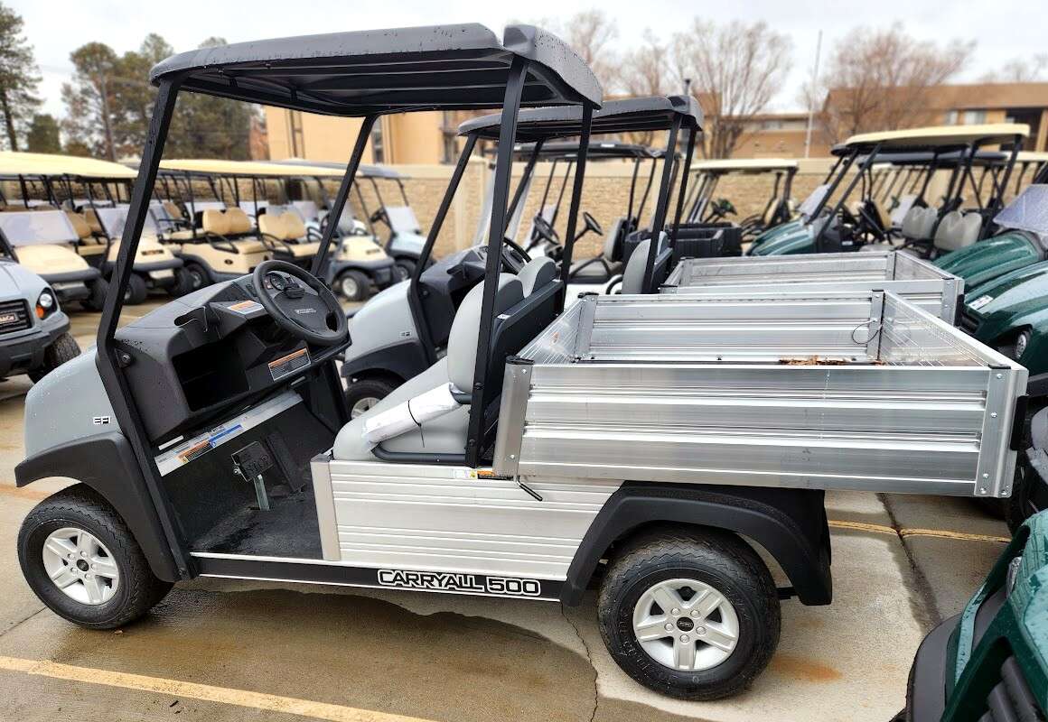 New Gray 2025 Club Car Carryall 500 Gas Utility Cart