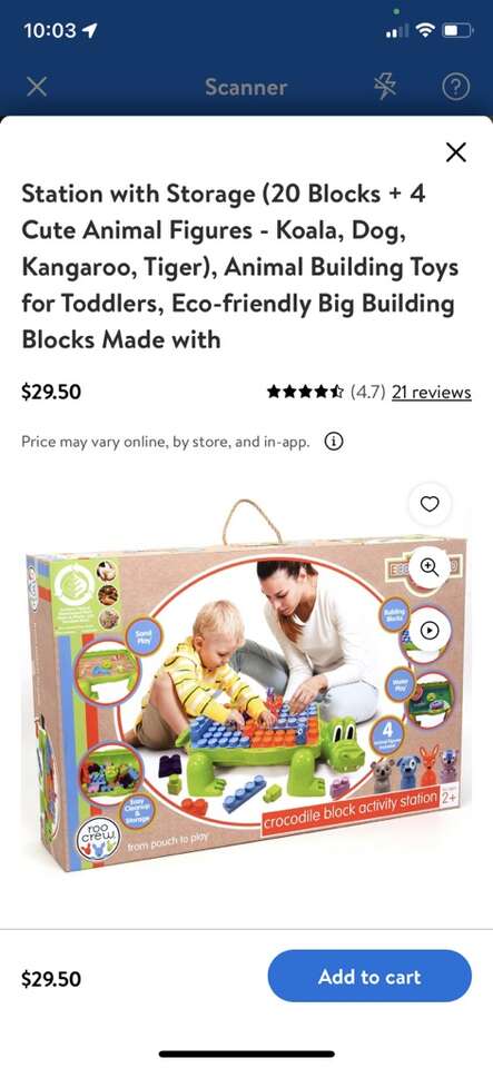 New Crocodile Block Activity Station