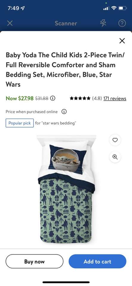 New Reversible Comforter Twin/Full