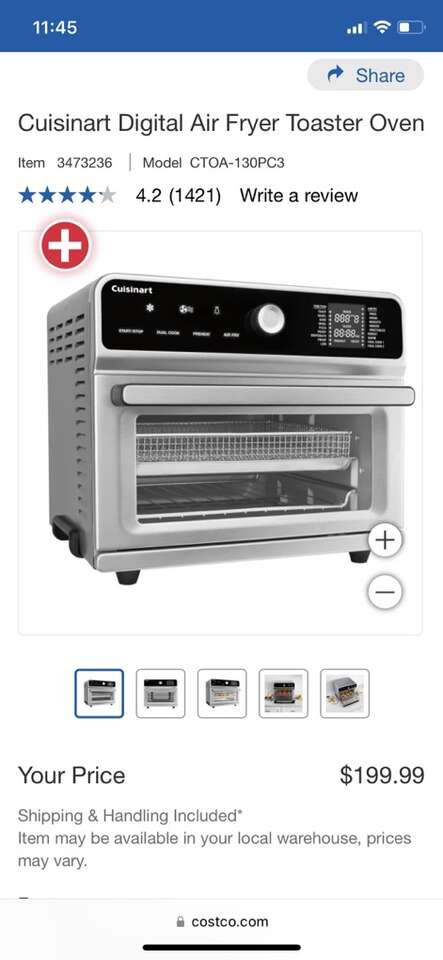 New Cuisinart Digital Air Fryer