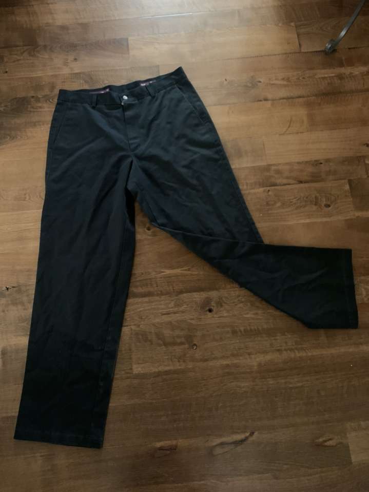 Men’s Nordstrom Dress Pants Black 35wX32L