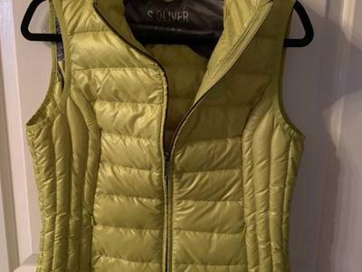 S Oliver Bright Green Vest Size 10