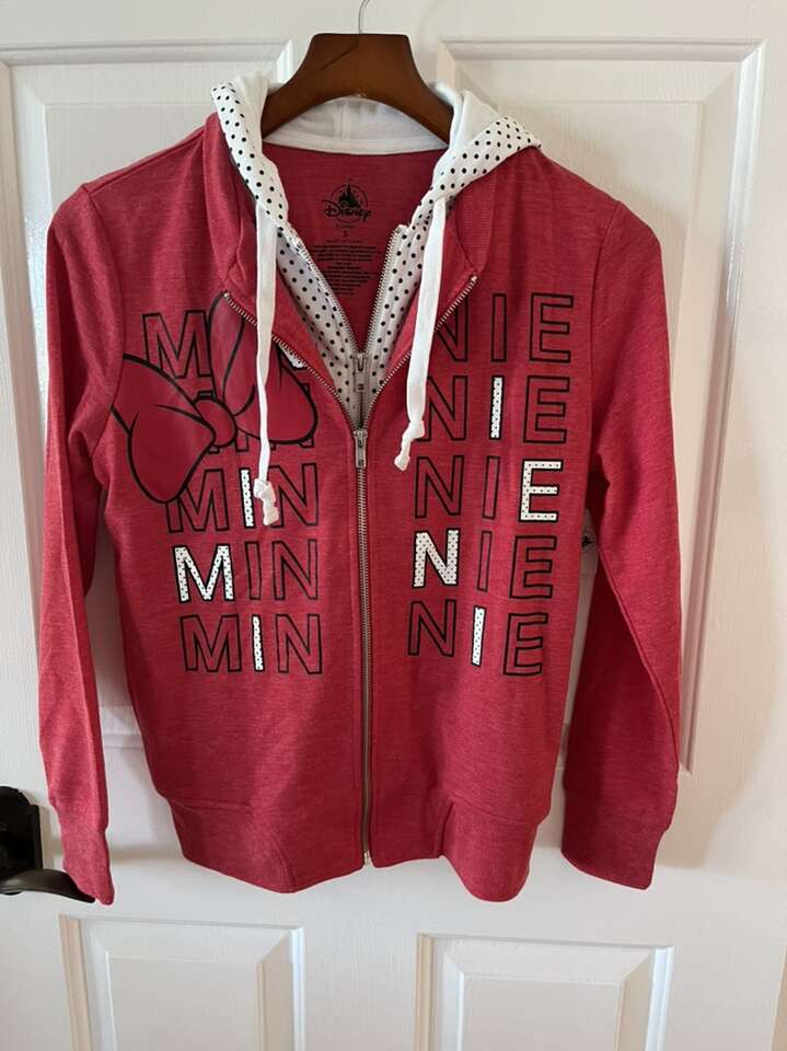Disneyland New Hoodie Womens S Polka Dot