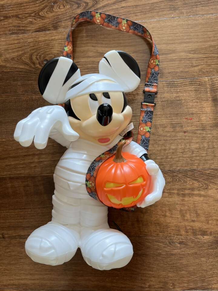 Disneyland treat bucket Mickey Mouse mummy new!!