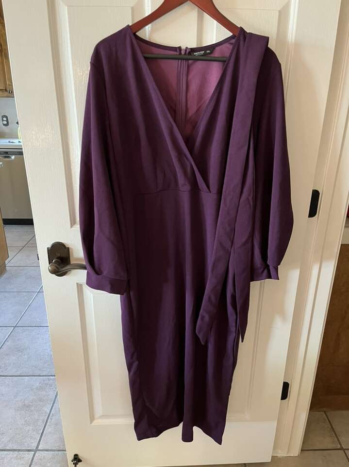 Dress purple size 2XL shein curve