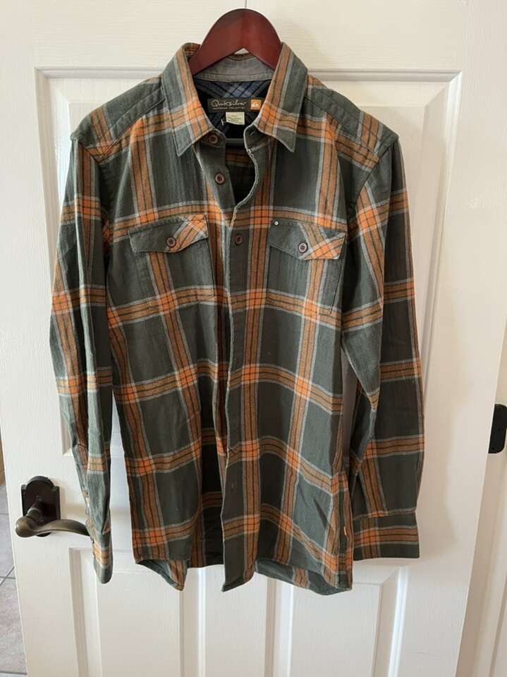 Quiksilver Mens Flannel Shirt S