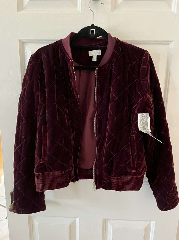 Coat 14th & Union Size M Wine Colored
