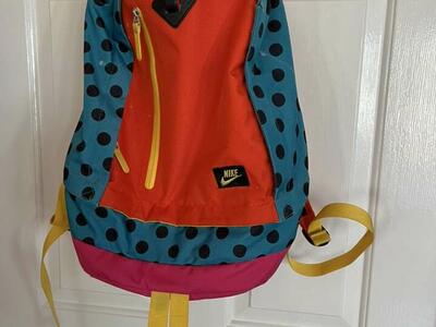 Nike backpack multi colored soccer Nike
