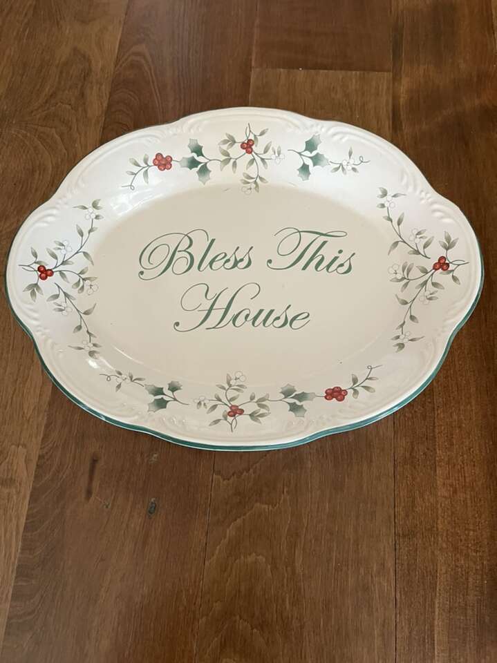 Pfaltzgraff Bless This House Platter