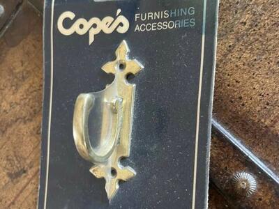 Vintage Coke’s Accessories Brass Hook From Europe