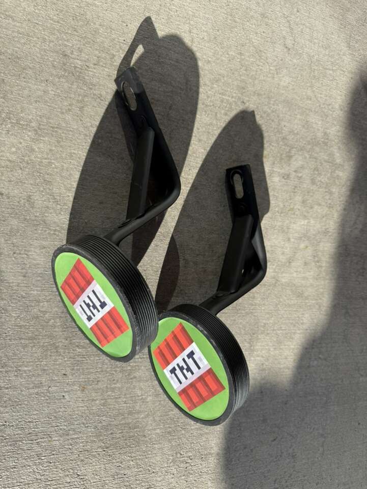 Set Of 2 New Minecraft Training Wheels