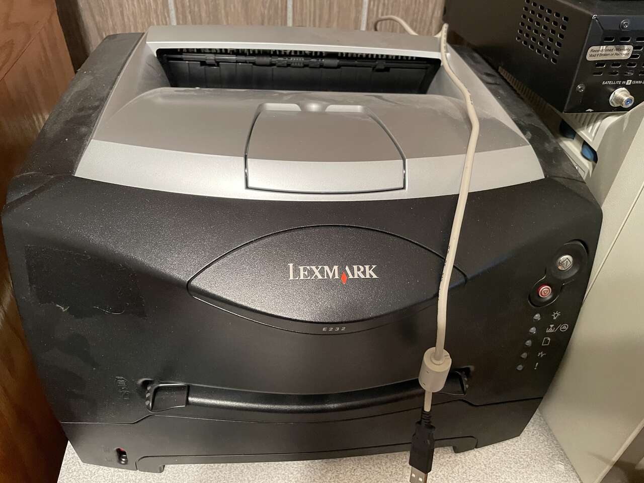 Lexmark E232 Monochrome Laser Printer Type 4511 22S0200 Page Count 50K