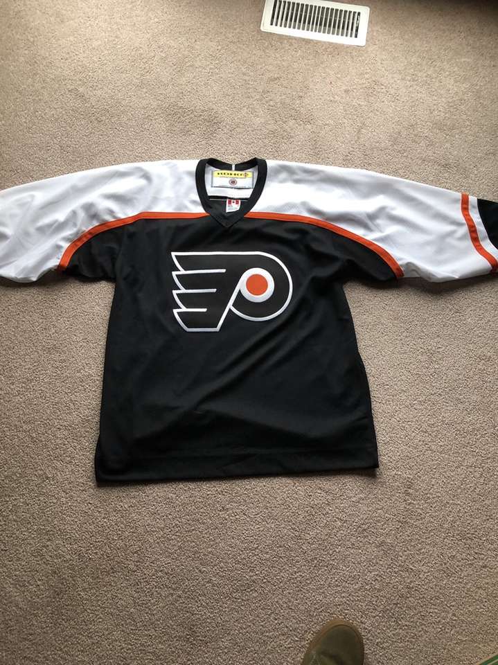 Philadelphia Flyers KOHO black jersey Sz Adult Med