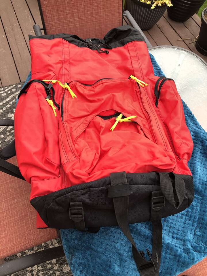 Epic Red Long Haul Wilderness Backpack w/ Extras