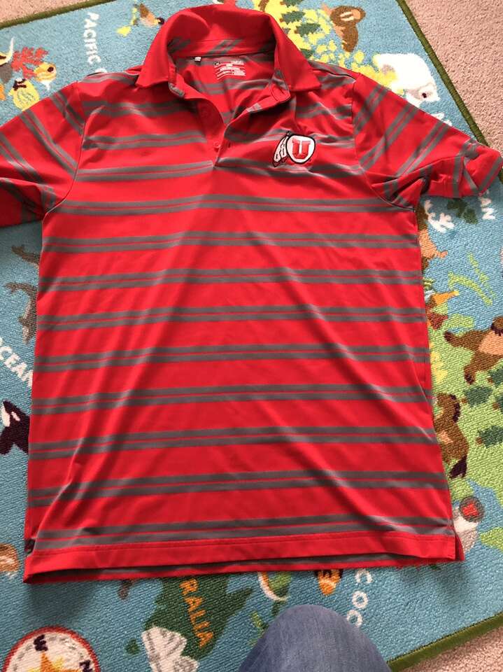 Utah Utes Under Armour HeatGear Sport Shirt-Sz Med