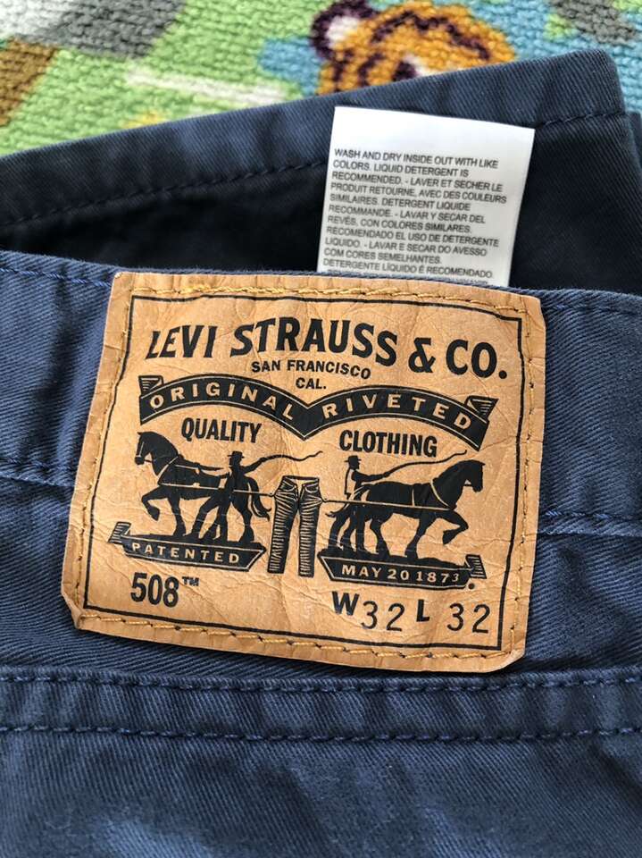 Levis 508s-Navy-32X32 EUC! $ave $$!! $core