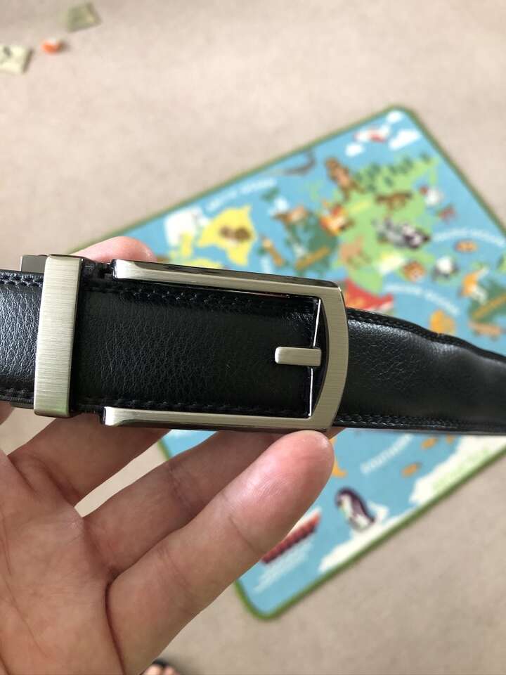 41 Inch; Comfort Click [like SlideBelt] Black Belt