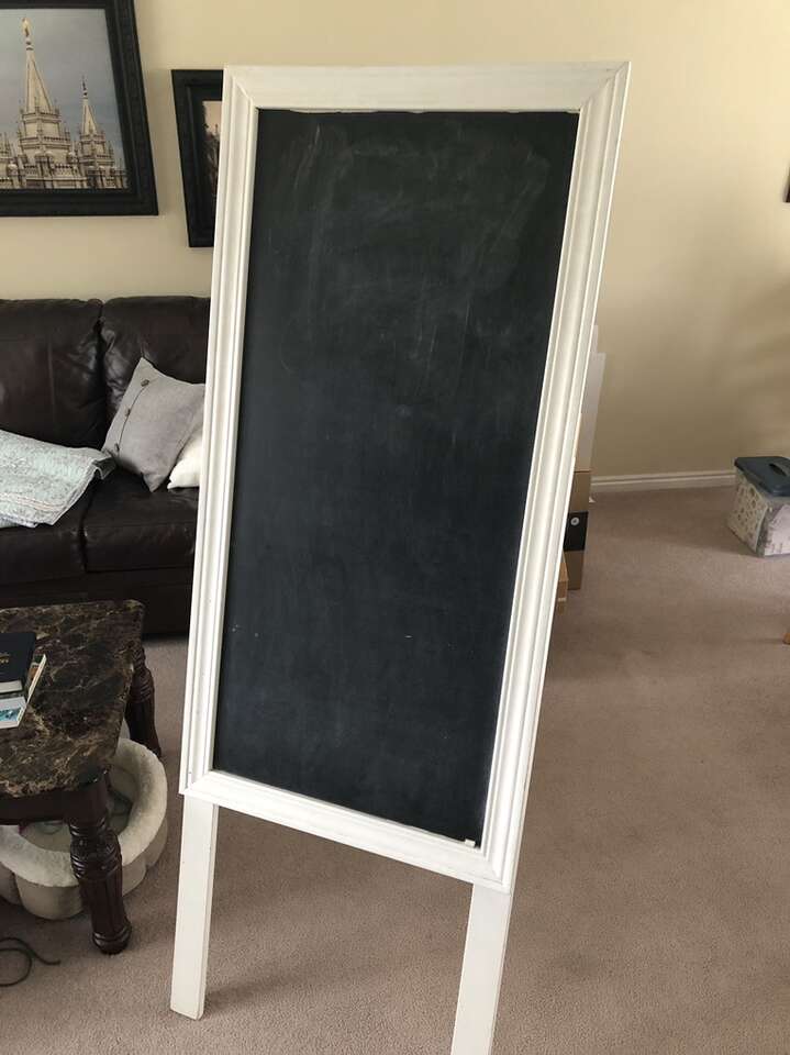 Nice Easel-Framed Chalkboard 19.5”X43.5” $ave!!