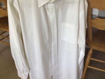Nordstrom Traditional Fit White Shirt 16.5X35