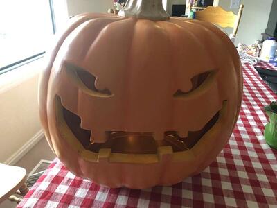 LARGE Lighted Jack o’ Lantern-$ave $$!