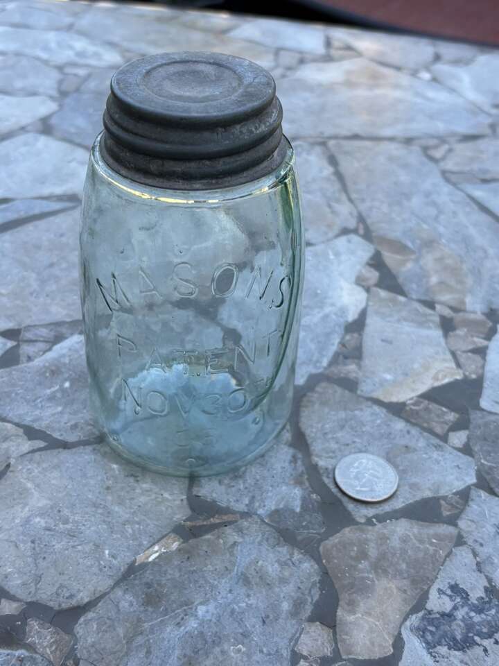 Mason 1858 Patent Fruit Jar
