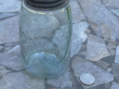 Mason 1858 Patent Fruit Jar