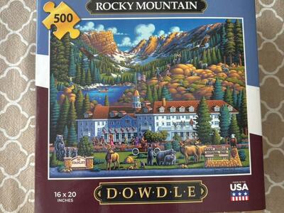 16X20 Dowdle “Rocky Mountain” 500 piece puzzle