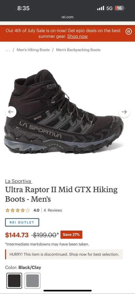 La Sportiva Ultra Raptor 2 Mid