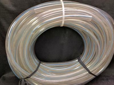 1 inch OD Raw Milk Vinyl Tubing 100 foot coil