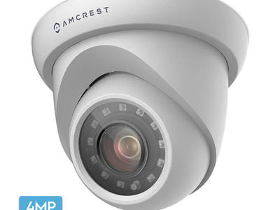*More Than 75 percent off* Amcrest UltraHD 4MP Outdoor Security Camera, Night Vision, 2.8mm Lens, White