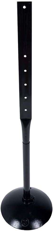 kdgarden Heavy Duty Cast Iron Sign Post and Base Kit - 14" Dia Stand with 48" Post, Portable Sign Holder for Parking