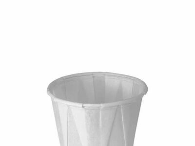 SOLO Cup Company Paper Portion Cups, 1oz, White, 250/Bag, 20 Bags/Carton (Sold as 1 carton)