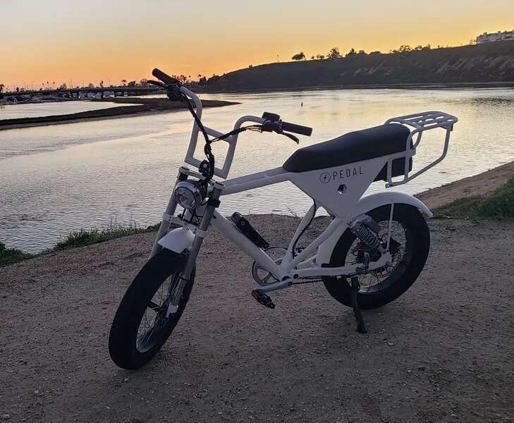 PEDAL Electric Core 2.0 Ebike, 750W Bafang rear hub motor, 20-32 MPH speeds, Dual suspension, two person saddle