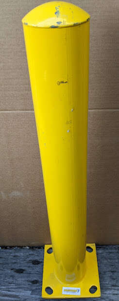 36 inch H Guardian Surface-Mounted Steel Bollard   Model SB-3645