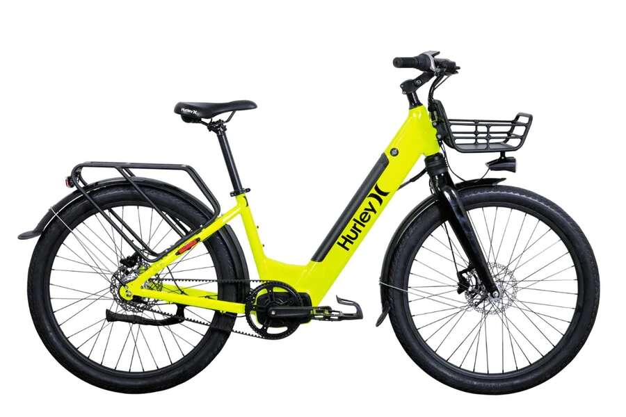 HURLEY ULTIMATE ELECTRIC BIKE: Neco 750 watt motor + 48 volt battery; pedal assist and throttle, 28 mph; 60 miles per charge