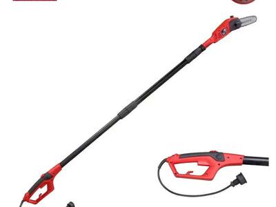 Sun Joe RED Telescoping pole extends from 7 ft. to 10-1/2 ft. 6 amp, 4500 RPM motor, 8 in. **Less Than 1/2 Price**