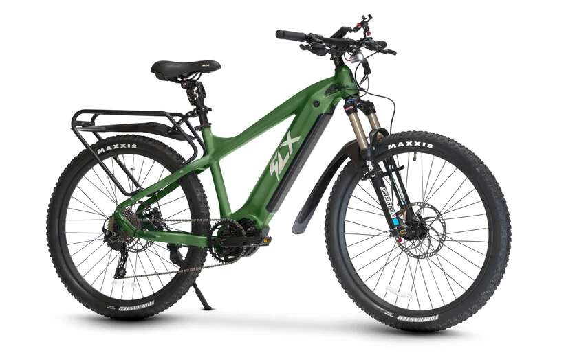 FLX F5 Trail Touring electric mountain bike 750W peak power mid-motor Torque Sensor 203mm Hydraulic Disc Brakes Save Over $500!