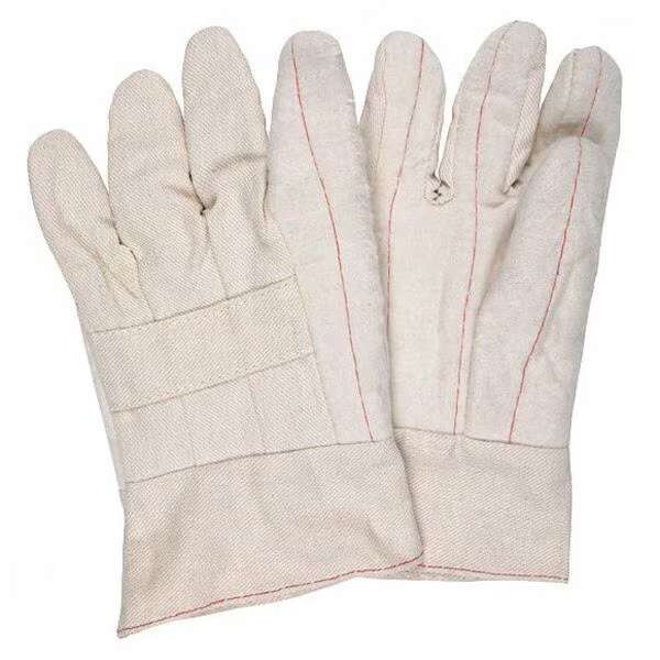 *More Than Half Off* MCR SAFETY Knit Gloves: L ( 9 ), Glove Hand Protection, Uncoated, 605°F Max Temp, Cotton, 12 PK
