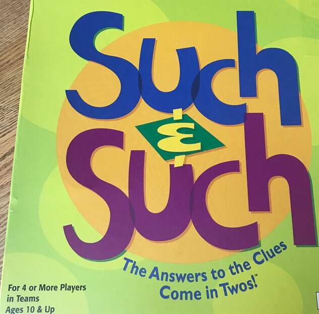 New Such And Such Game