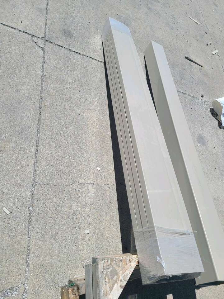 Adobe/khaki post and rails