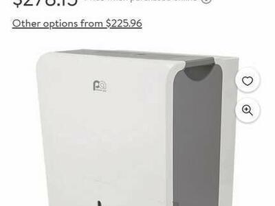 NEW Perfect Aire 1500 dehumidifier