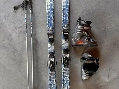 Elan W-Studio Skis, EL Bindings, K2 Poles & Boots