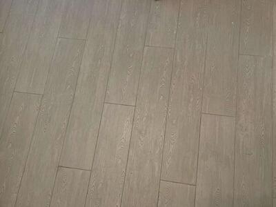 Gray Wood Plank Floor Tile