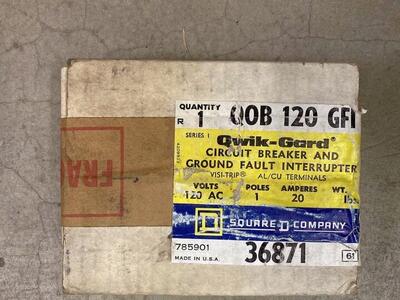Square D 20 AMP Breaker