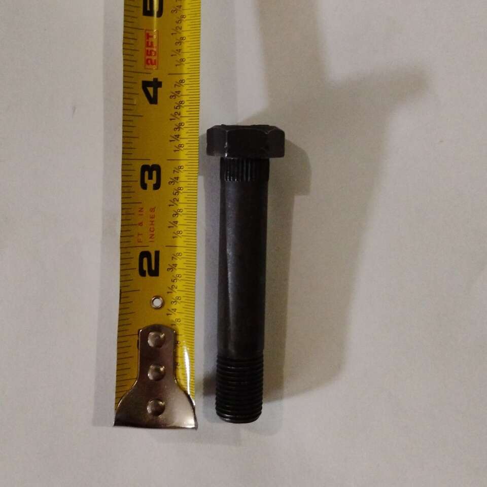 Shackle Bolt w/knurls GR 5 Plain (9/16"-18 x 3")