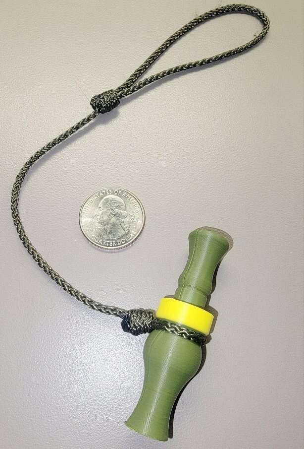 Mini Duck Call Necklace Rear View Mirror  Hunting