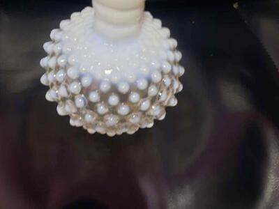hobnail glass bottle