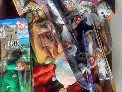 beanie babies starting at $3 each