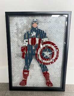 Captain America Framed Framed Picture