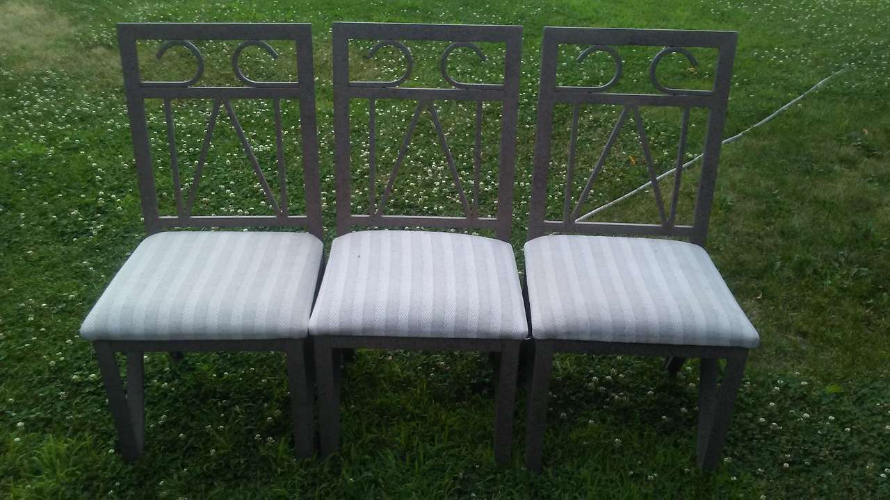 Nice padded chairs. Set of 3